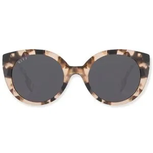DIFF Emmy Sunglasses Himalayan Tortoise Frames Smoke Grey Lenses Amazon.com: DIFF Becky II Oversized Cat Eye Sunglasses for  main image 4